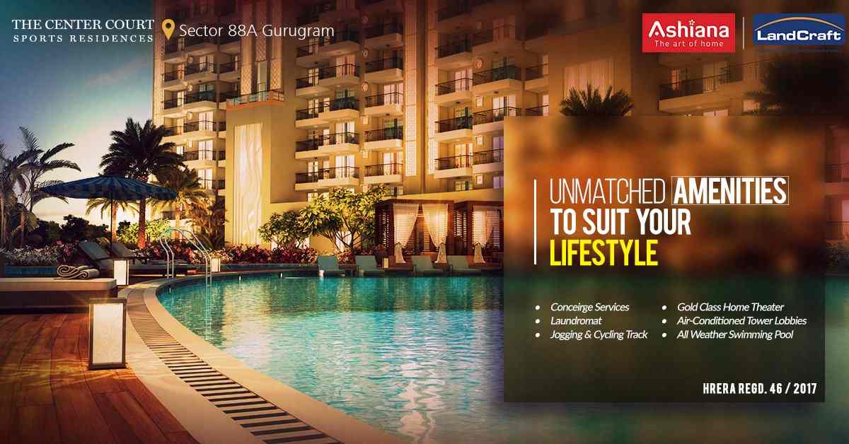 Get privileged with personal concierge services by Lesconcierge at Ashiana Landcraft The Center Court in Gurgaon